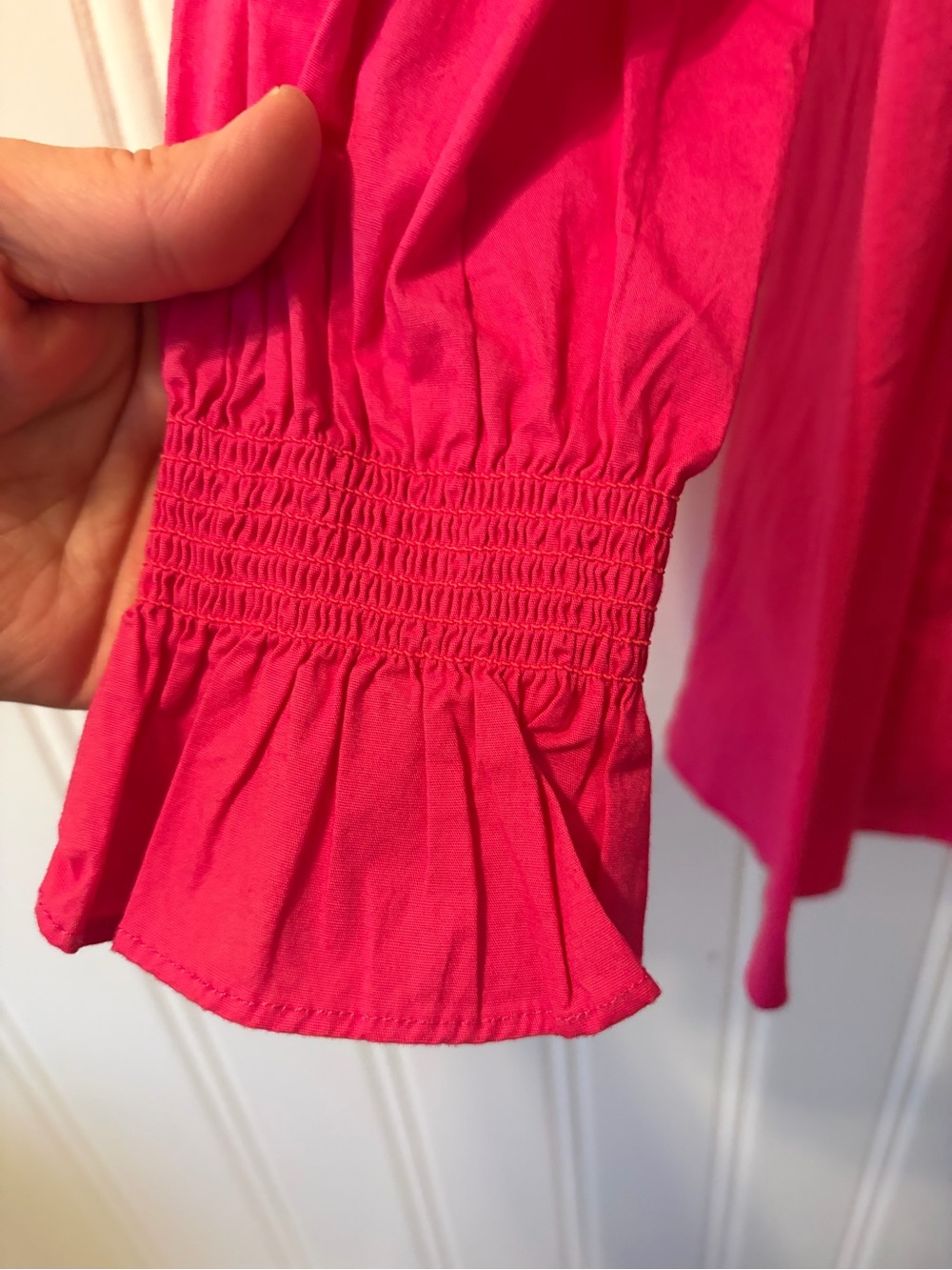 Tuckernuck Pomander Place Easton Blouse Pink Small - Picture 2 of 10